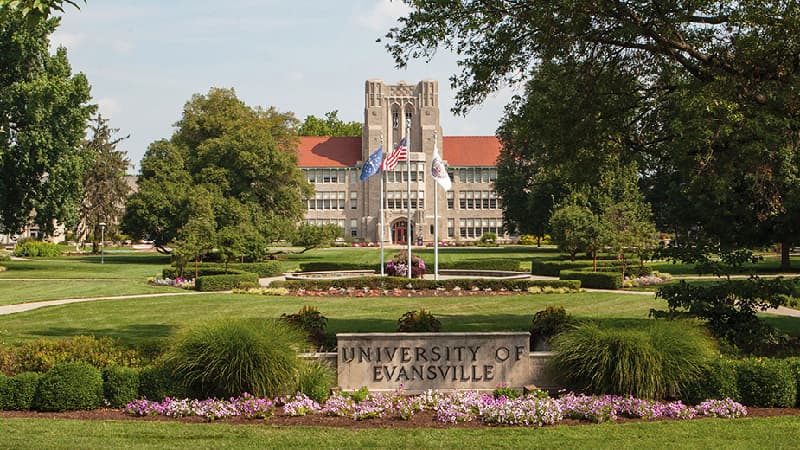 University of Evansville campus