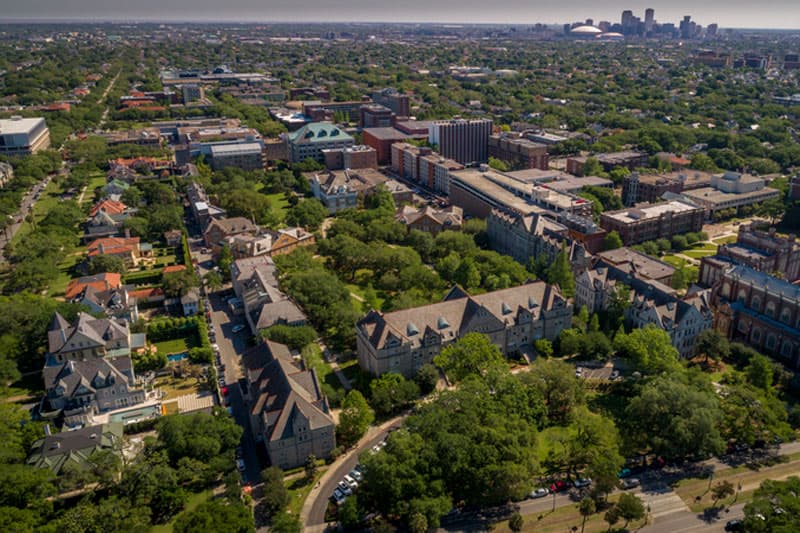 Tulane University campus