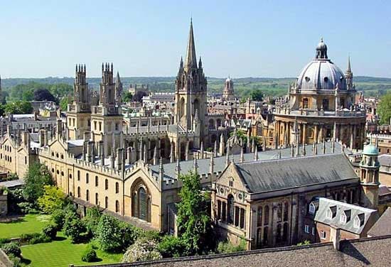 University of Oxford campus
